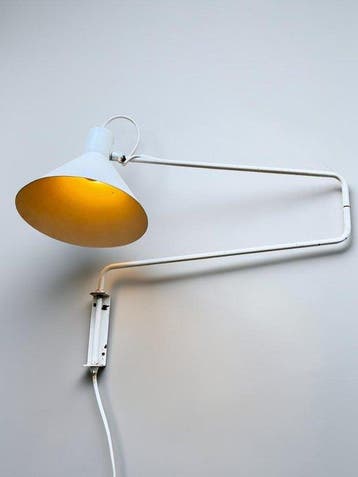 ANVIA - J.J.M. Hoogervorst - Wandlamp - 1958 - “Paperclip”, Antiek en Kunst