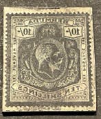 Bermudes 1918 - Bermuda - 10 shillings Vert et Carmine –, Gestempeld