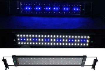 Aquarium bak LED 55cm [60-80cm] 18W 2-standen blauw /, Verzenden, Nieuw