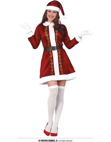 kerst vrouw kostuum kort, Ophalen of Verzenden, Nieuw