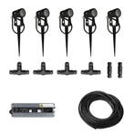 5x LED grond spot - 12V - 3 watt - complete set, Verzenden, Nieuw
