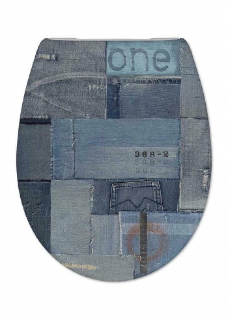 Sanifun Toilet bril Billie Jeans 436, Doe-het-zelf en Bouw, Sanitair, Toilet, Nieuw, Ophalen of Verzenden
