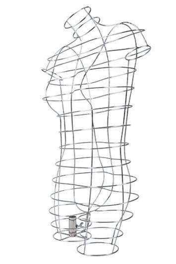 *TIP*  Torso vrouw staaldraad 3/4 model op poot BM105-12, Ophalen of Verzenden