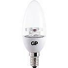 LED-lamp mini kaars helder E14 4 W, Verzenden, Nieuw