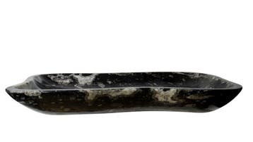 Sanifun Waskom Rodas orthoceras marmer zwart, Nieuw, Overige typen