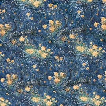 AA170 - Prezioso Gobelin - Tissu Gobelin “Notte Fiorita” -, Antiek en Kunst