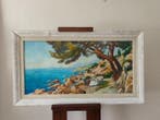 Xavier Sager (1881-1969) - Bord de mer Méditerranéen, Antiquités & Art