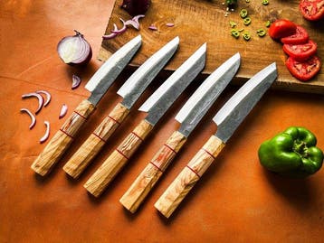 Keukenmes - Kitchen knife set - Keukenmes - koksmes. Met de