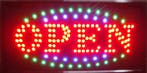 OPEN LED bord lamp verlichting lichtbak reclamebord #B11, Verzenden, Nieuw
