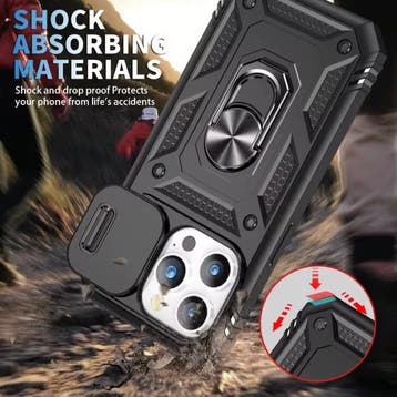 Armor Hoesje voor iPhone 11 - met Kickstand en Camera Slide, Verzenden, Nieuw
