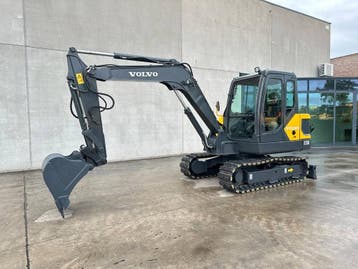 Veiling: Midigraafmachine Volvo EC55D Diesel 2019, Ophalen