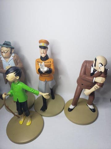 Beeldje - Ensemble de 5 figurines Moulinsart - La collection, Nieuw