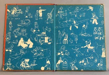 Tintin - Le Lotus Bleu - B3 - 1 Album - Réédition - 1949, Livres