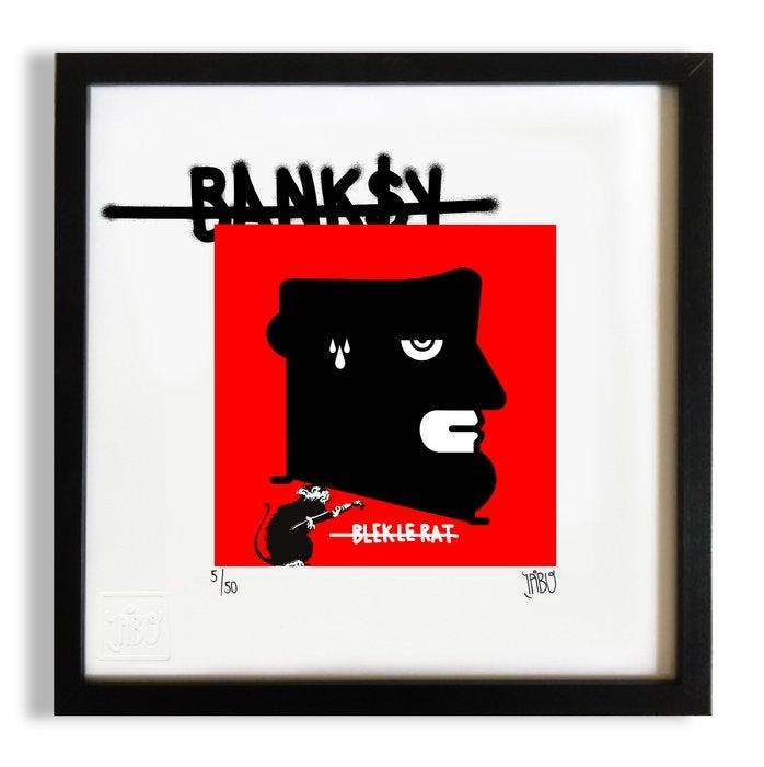 IABO - Street War (Banksy VERSUS Blek Le Rat), Antiek en Kunst, Kunst | Designobjecten
