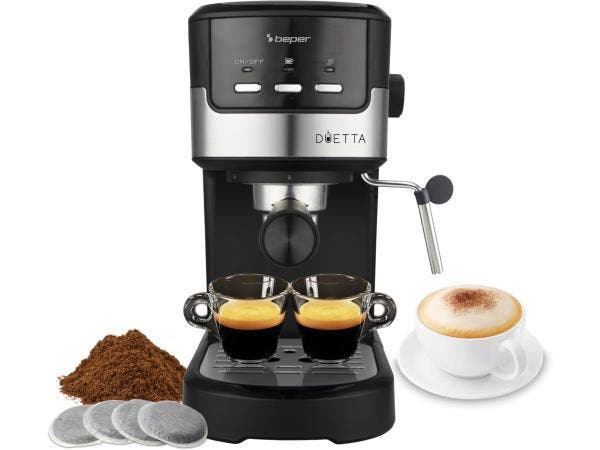 Veiling - BEPER P101CAF100 Duetta Espressomachine - 1100W (S, Elektronische apparatuur, Koffiezetapparaten, Gebruikt