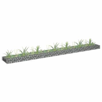 vidaXL Gabion plantenbak verhoogd 270x30x10 cm, Verzenden
