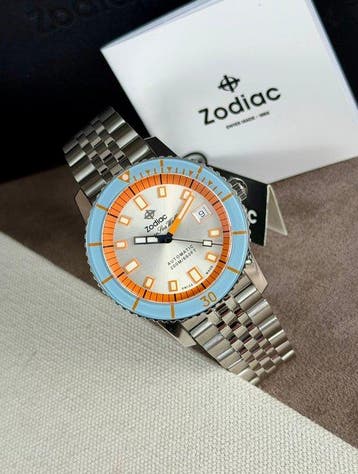 Zodiac - Super Sea Wolf Compression Diver Automatic Date, Nieuw