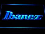 Ibanez neon bord lamp LED  verlichting reclame lichtbak, Verzenden