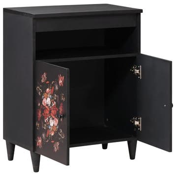 vidaXL Opbergkasten Multikleur 60 x 33,5 x 75 cm Massief, Huis en Inrichting, Verzenden, Nieuw