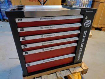 Gereedschapswagen 6 laden, Ophalen