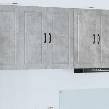 vidaXL Wandkast PORTO Beton Grijs 80 x 31 x 80 cm Bewerkt, Verzenden, Nieuw