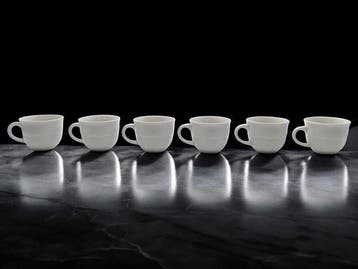 Philippe Levieux Porcelaine - Koffieservies (12) - Servizio