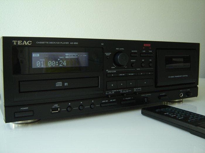 TEAC - AD-850 - Cassette/ Cd-speler, Audio, Tv en Foto, Radio's