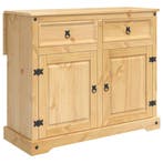 vidaXL Keuken Trolley met lade 2 pcs Honingwas 112 x 70 x, Huis en Inrichting, Verzenden, Nieuw