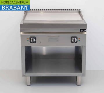 Plaque de cuisson HCB en acier inoxydable, surface lisse, 80, Verzenden