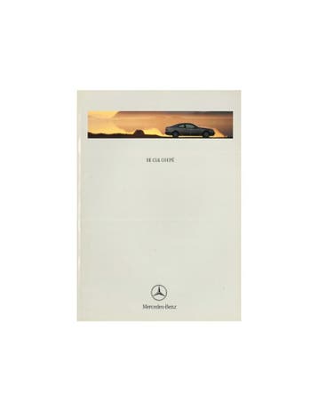 1999 MERCEDES BENZ CLK COUPE BROCHURE NEDERLANDS, Nieuw