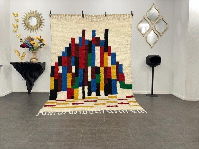 Berber, Kleurrijk Marokkaans tapijt – Culturele expressie –, Huis en Inrichting, Stoffering | Tapijten en Vloerkleden