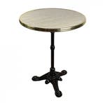 Nieuwe Terrastafel Parijs (60cm) - Marmerlook Wit, Ophalen