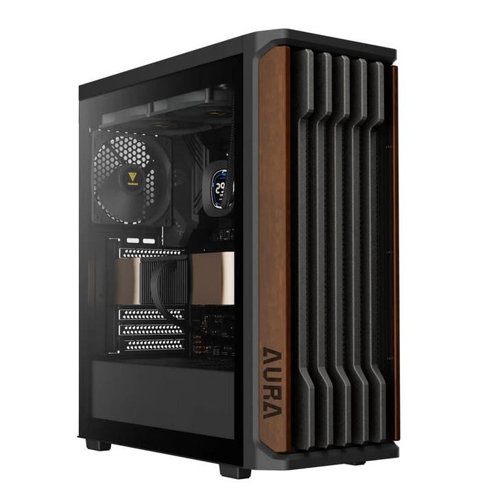 Gamdias Aura GC11 Wood Midi Tower Business Case - Zakelij..., Informatique & Logiciels, Boîtiers d'ordinateurs, Enlèvement ou Envoi