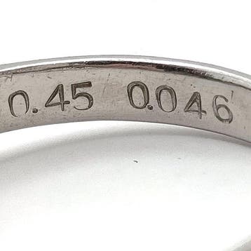 Bague Platine Émeraude - Diamant, Bijoux, Sacs & Beauté