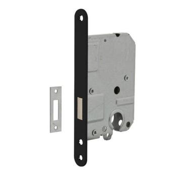Woningbouw cilinder kastslot zwart 55 mm - voor binnendeu..., Ophalen of Verzenden, Nieuw, Overige materialen, Slot