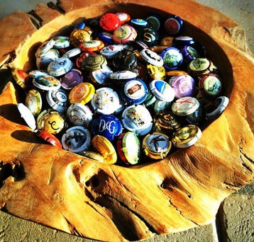 Collectie champagnecapsules - allemaal merken