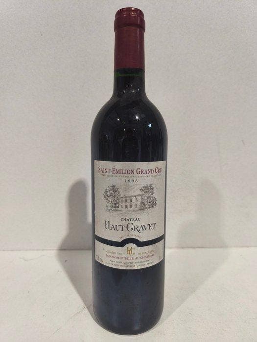 1998 Château Haut Gravet - Saint-Émilion Grand Cru - 4, Collections, Vins