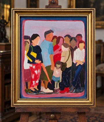 École expressionniste espagnole (XX) - La Foule - NO RESERVE