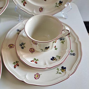 Villeroy & Boch - Koffie- en theeservies (12) - Petite Fleur