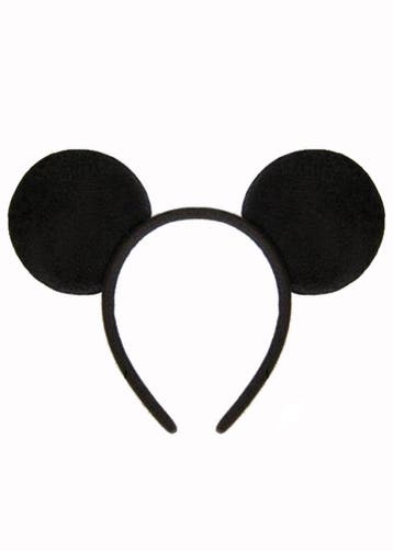 Haarband Mouse Zwart Mickey Diadeem Muis Ronde Oren Zwarte O, Ophalen of Verzenden, Nieuw