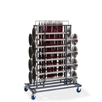 Trolley afzetpalen Hamerslag | 760x1290x1800(h)mm VEBA, Verzenden, Nieuw in verpakking