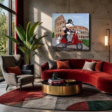Carolina Alonso - Vespa vor dem Kolosseum! - Scrooge McDuck
