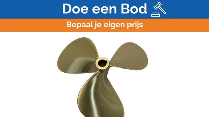 Bieden: Michigan Propellers 3-Blade Brass Propeller GL352 2, Sports nautiques & Bateaux, Accessoires navigation, Enlèvement ou Envoi
