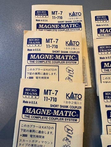 Kato N - Model treinbevestiging (11) - Short magnetic, Nieuw