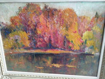 Malet Albert (1912-1986) - Étang près de Barentin