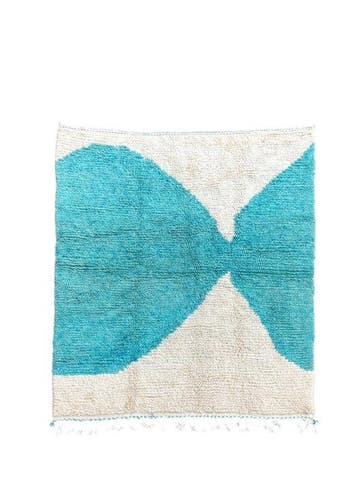 Tapis moderne tissé à la main, laine berbère marocaine