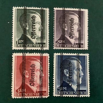 Oostenrijk 1945 - Grazer opdruk Markenwaardes type I -, Timbres & Monnaies, Timbres | Europe | Autriche
