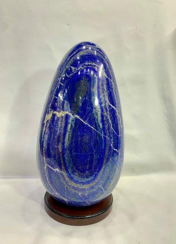 Extra Grote Lapis Lazuli 60+ kg Ei-sculptuur met