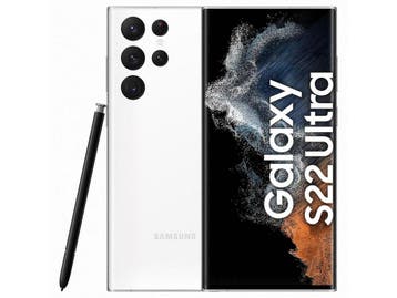 Samsung Galaxy S22 Ultra 5G - Wit - 256 GB - Duale fysieke, Telecommunicatie, Verzenden, Zo goed als nieuw