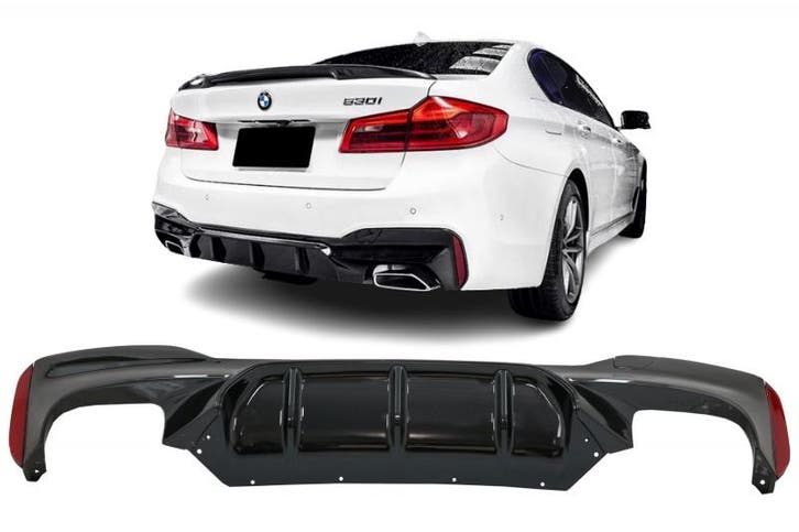Diffuser | geschikt voor BMW | 5-serie 17- 4d sed. G30 (LCI), Auto diversen, Tuning en Styling, Verzenden